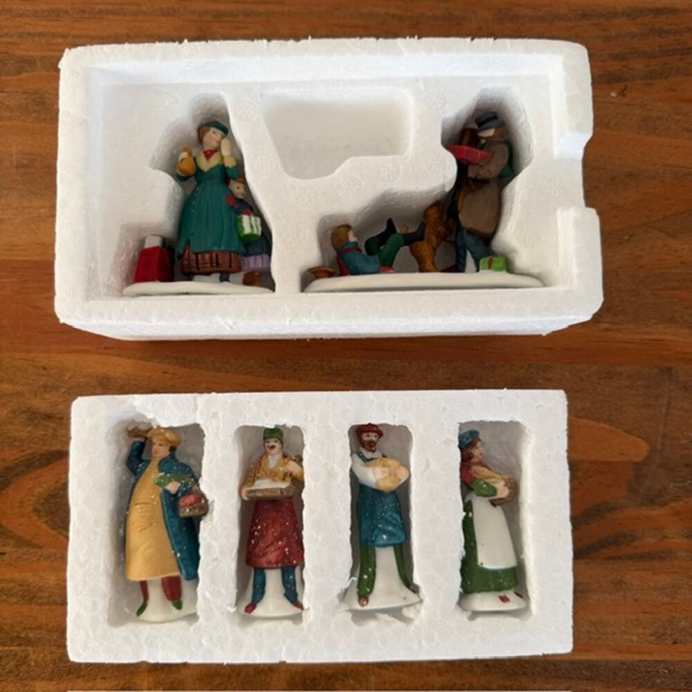 Department 56 Don't Drop the Presents and Shopkeepers - Mixed Lot #2